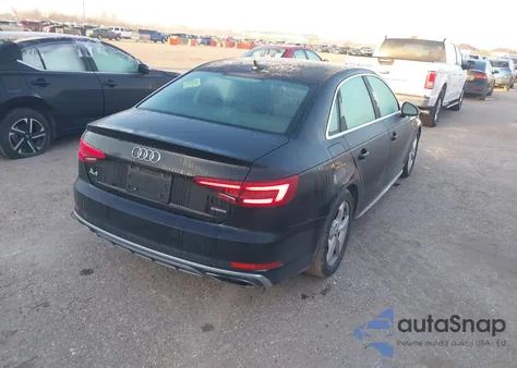 2019 Audi A4 45 Premium from USA, damaged, VIN WAUDNAF48KA023202